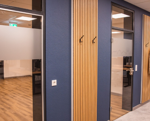 Glastüren mit Folierung